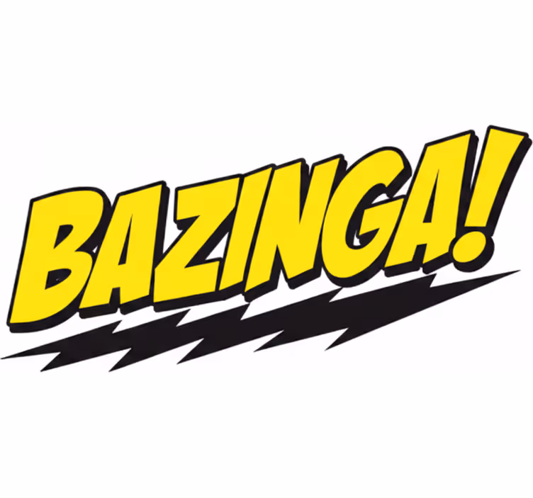 Blind films bazinga big bang decorative vinyl - TenStickers