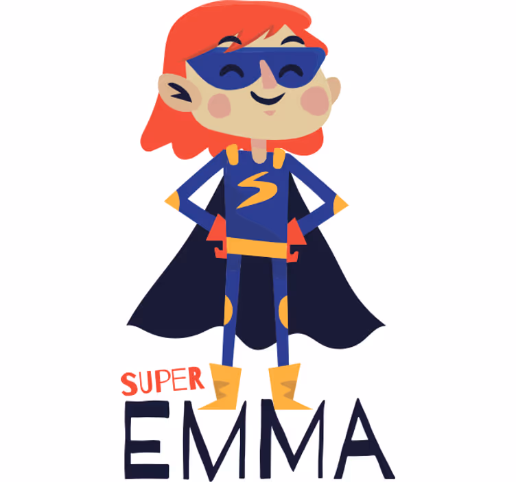 Blind superhero customizable heroine - TenStickers