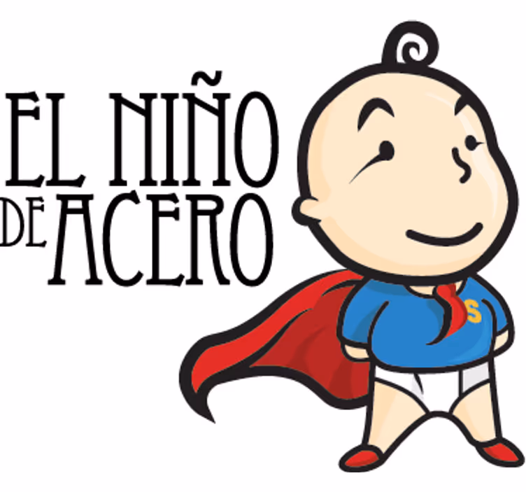 Blind superhero kids vinyl wall decal text - TenStickers