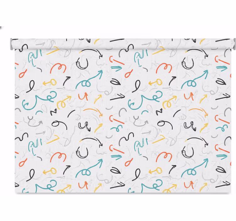 Blind teens fun colorful arrow - TenStickers