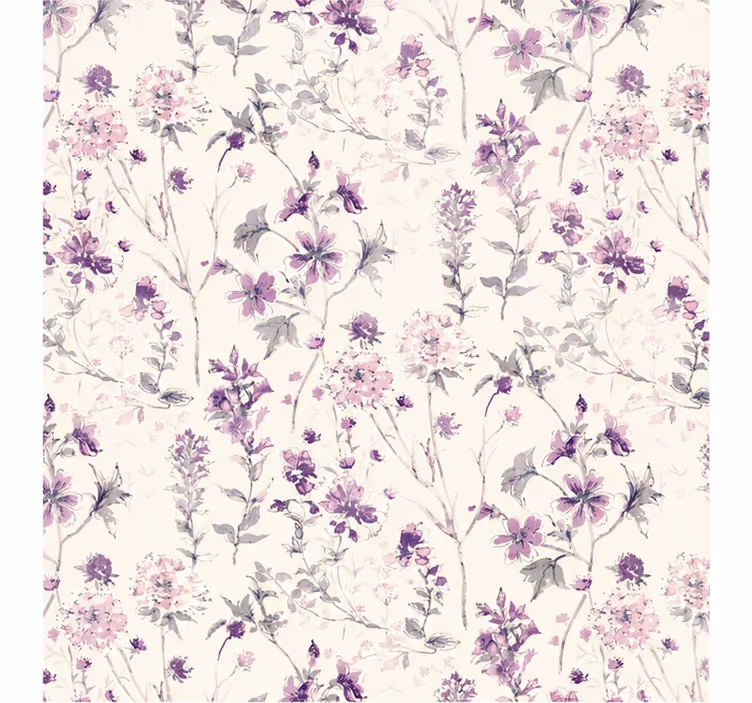 Blind purple lilac flowers - TenStickers