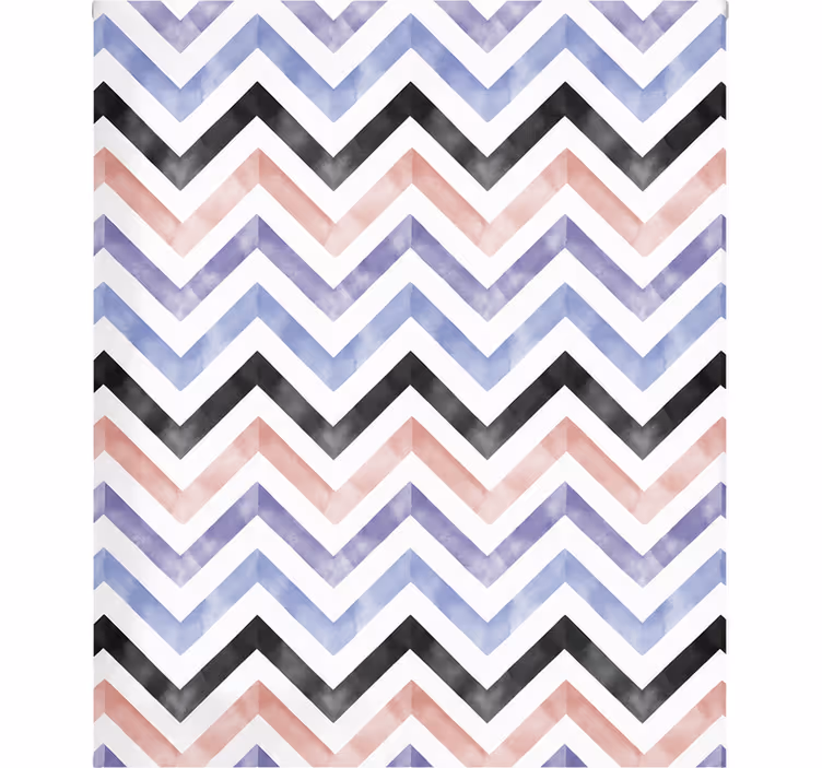 Master bedroom shades 180x250 sharp wave design - TenStickers