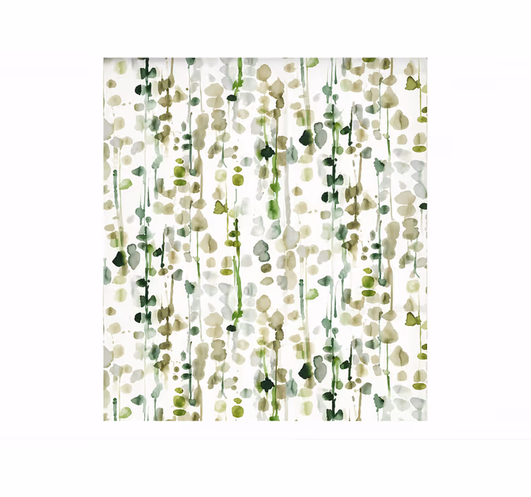 Blind green alyssa leaf pattern light - TenStickers