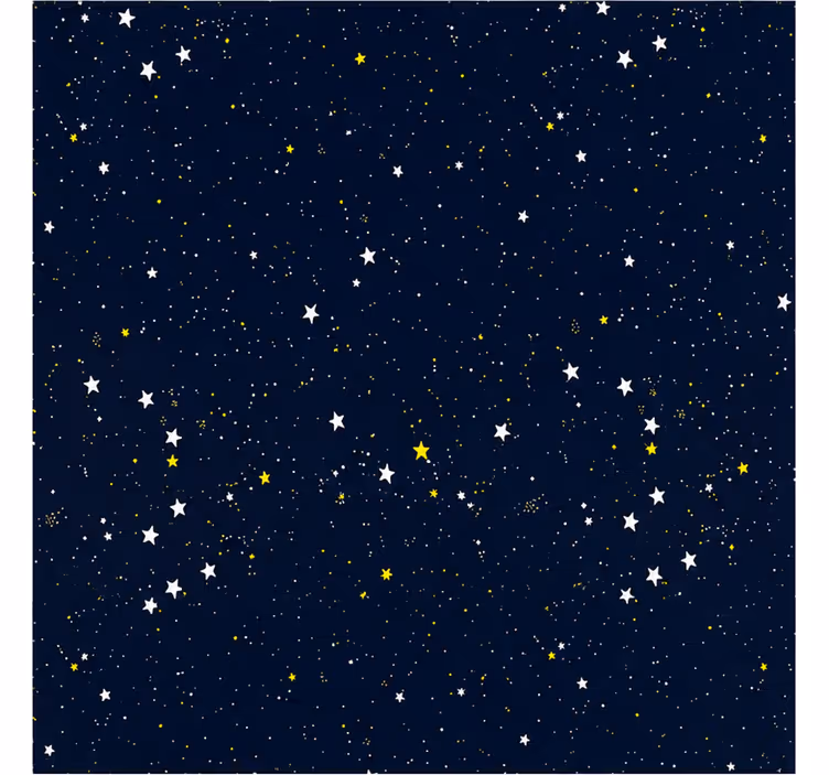 Blind blue night sky stars - TenStickers