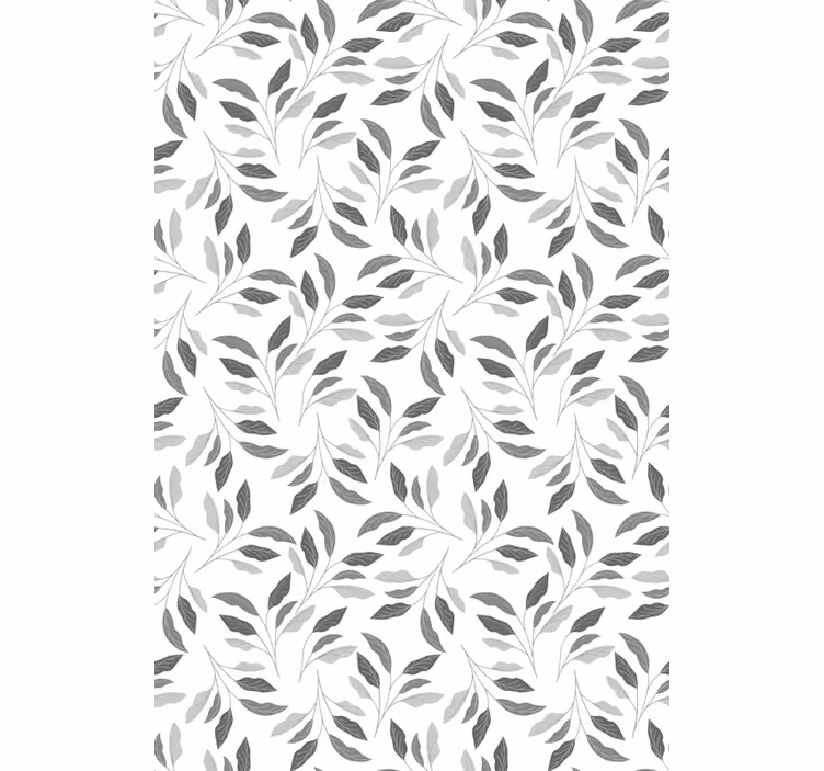 Leafy Elegance floral roller blind - TenStickers