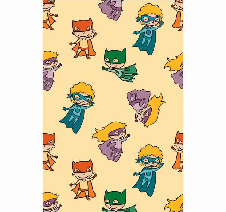 Superhero Cartoon blind children - TenStickers