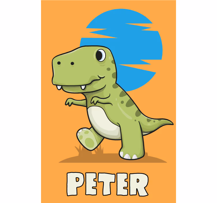 Personalized Dinosaur dinosaur blind - TenStickers