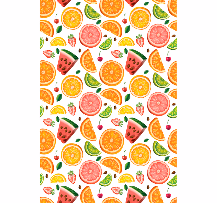 Citrus Watermelon Pattern blind fruit and vegetables - TenStickers