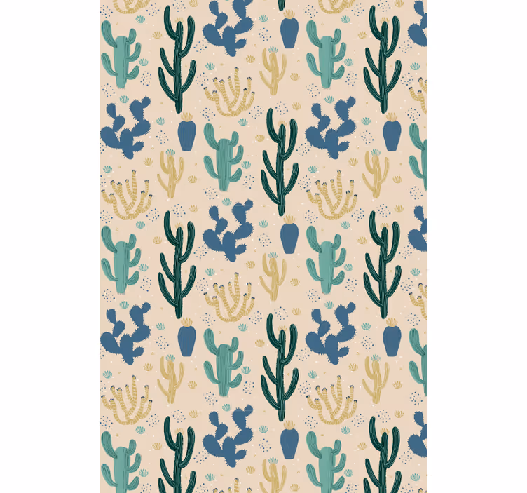 Cactus Pattern Delight cactus blind - TenStickers