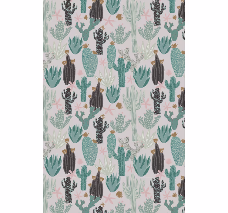 Saguaro Serenity Scene cactus blind - TenStickers