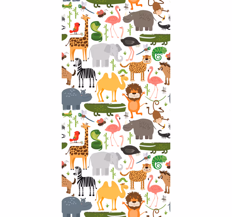 Safari Animal Friends animals blind - TenStickers