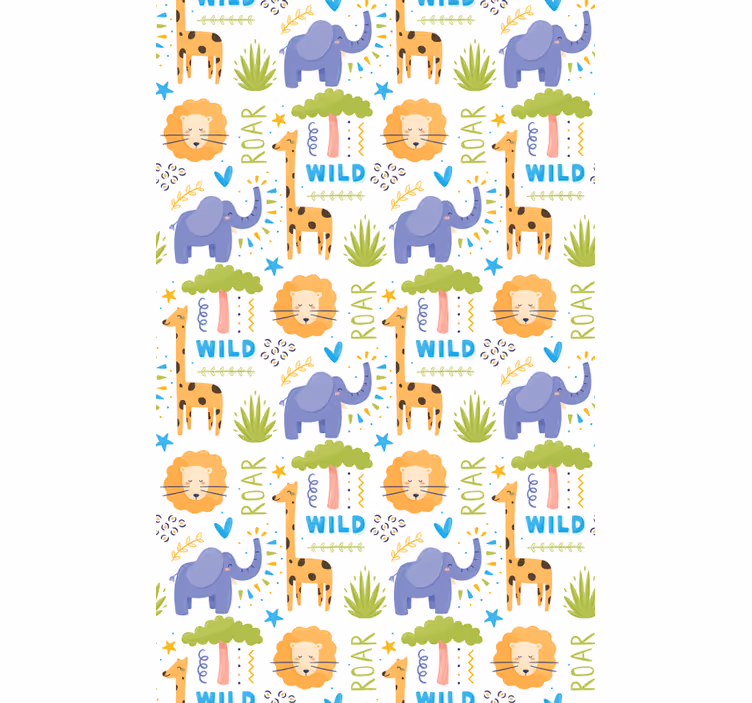 Safari Animal Patterns animals blind - TenStickers
