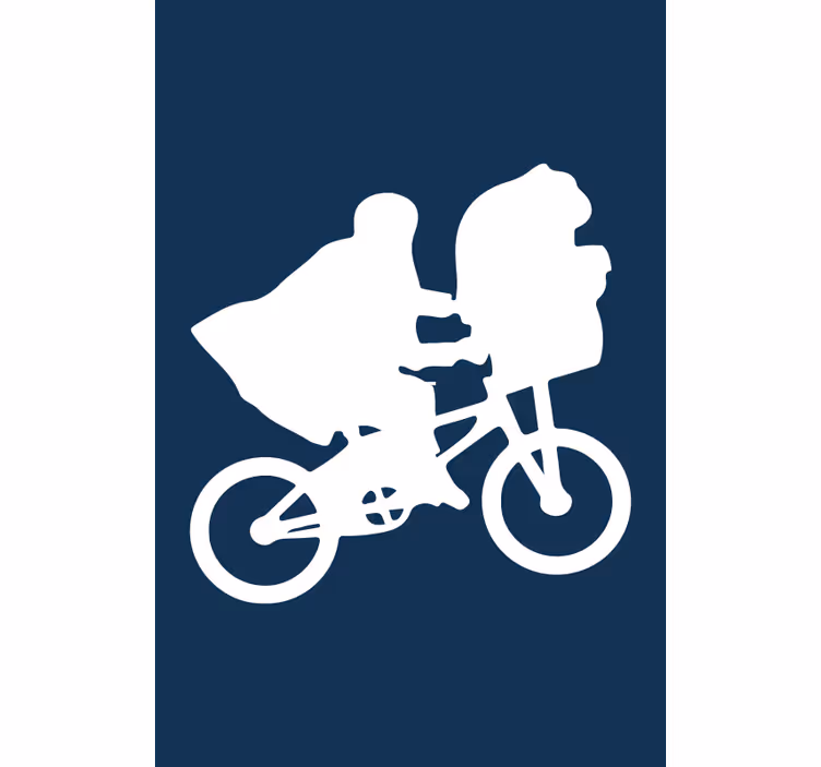 Bicycle Silhouette blind films - TenStickers