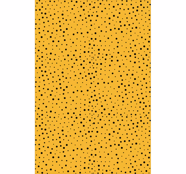 Dotted Yellow Design coloured blind - TenStickers