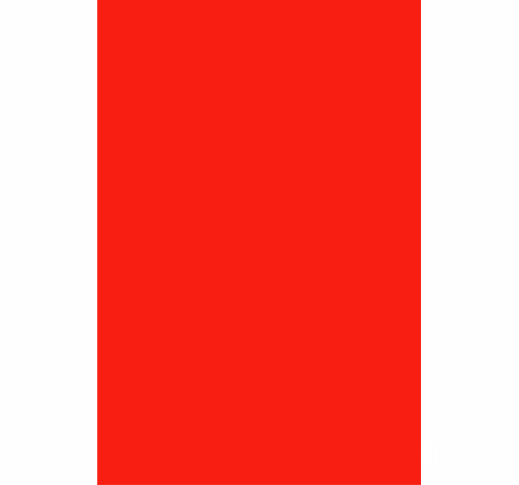 Vibrant Red Block blackout roller blind - TenStickers