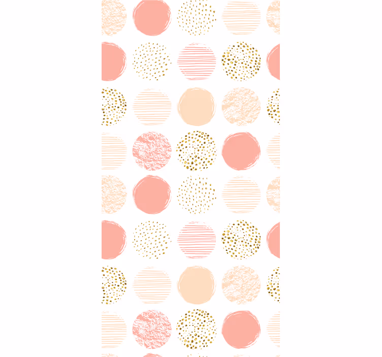 Pastel dot variety modern blind - TenStickers