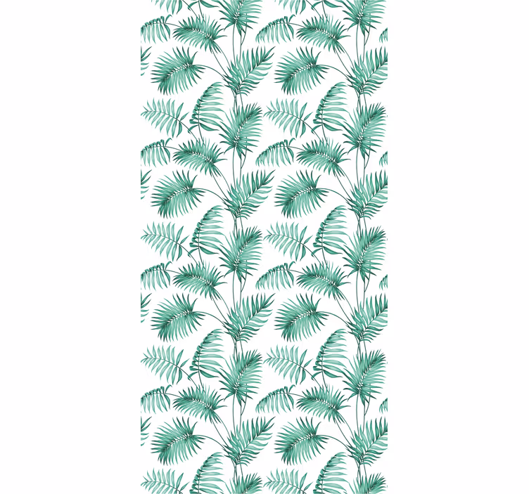 Lush Green Foliage blind flowers and plants - TenStickers