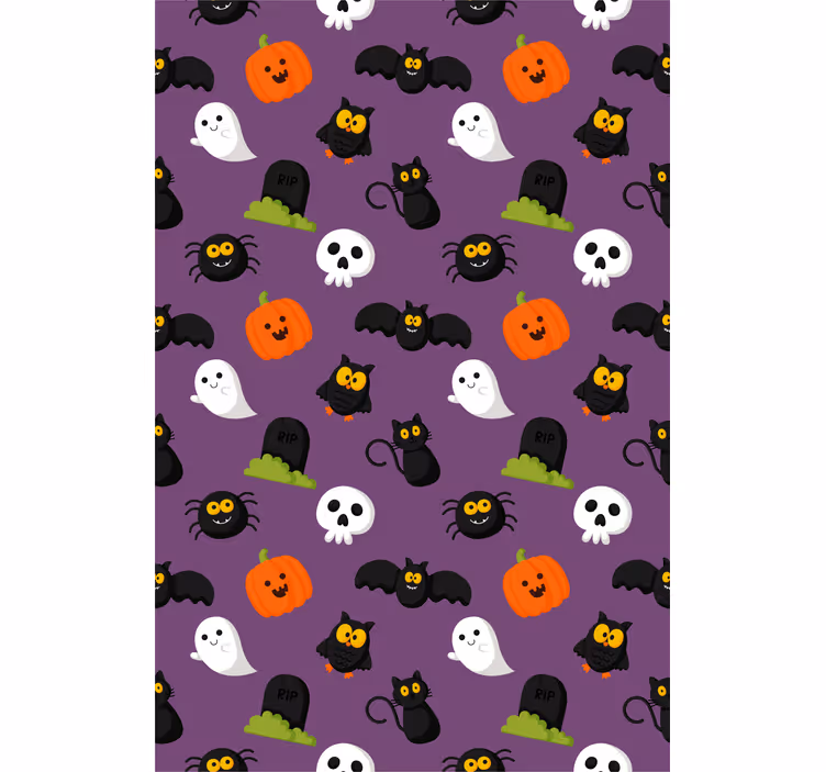 Halloween Themed Characters fun blind - TenStickers