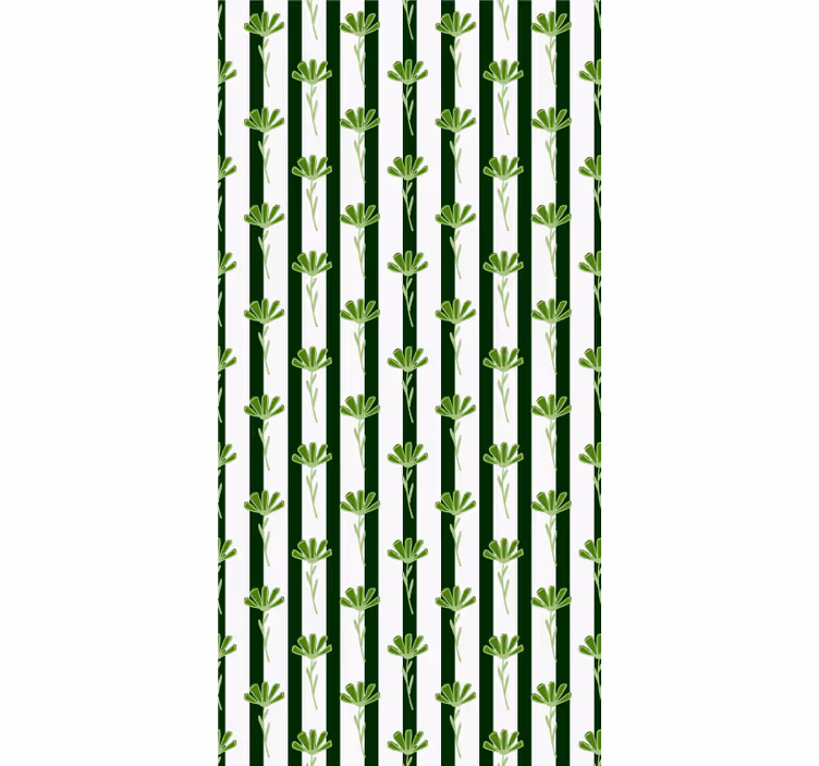 Vertical stems pattern blind kitchen - TenStickers