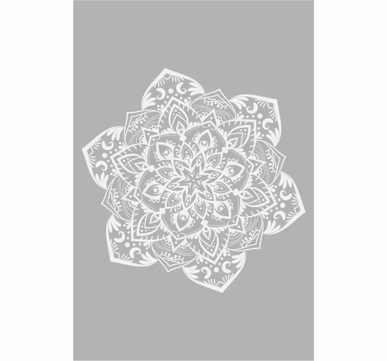 Gray big mandala zen blind - TenStickers