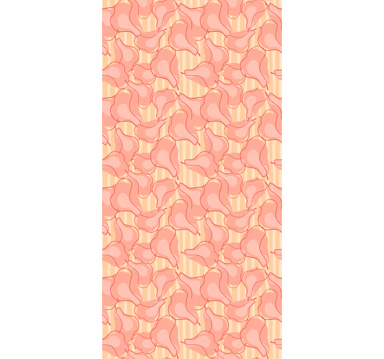 Soft Petal Pattern blind flowers and plants - TenStickers