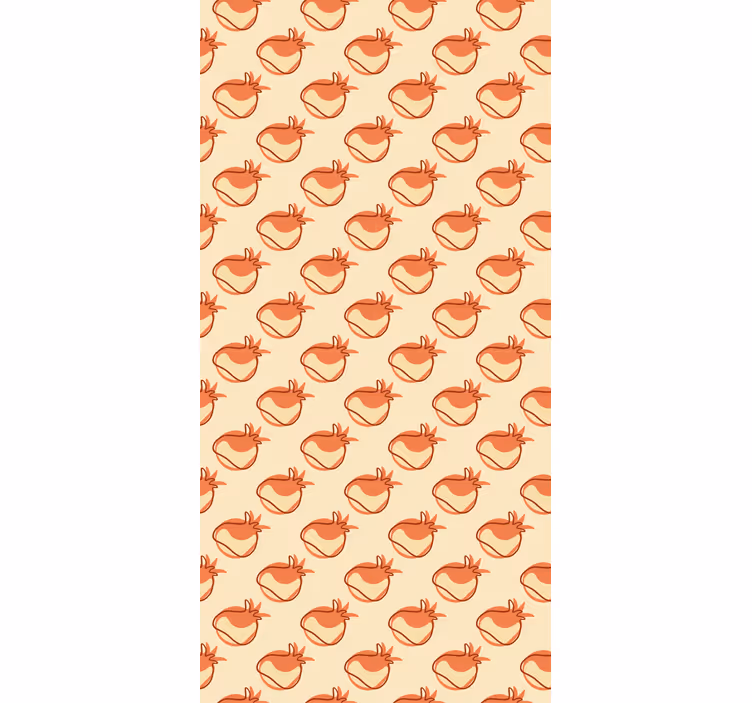 Blind fruit and vegetables beige vegetable pattern - TenStickers