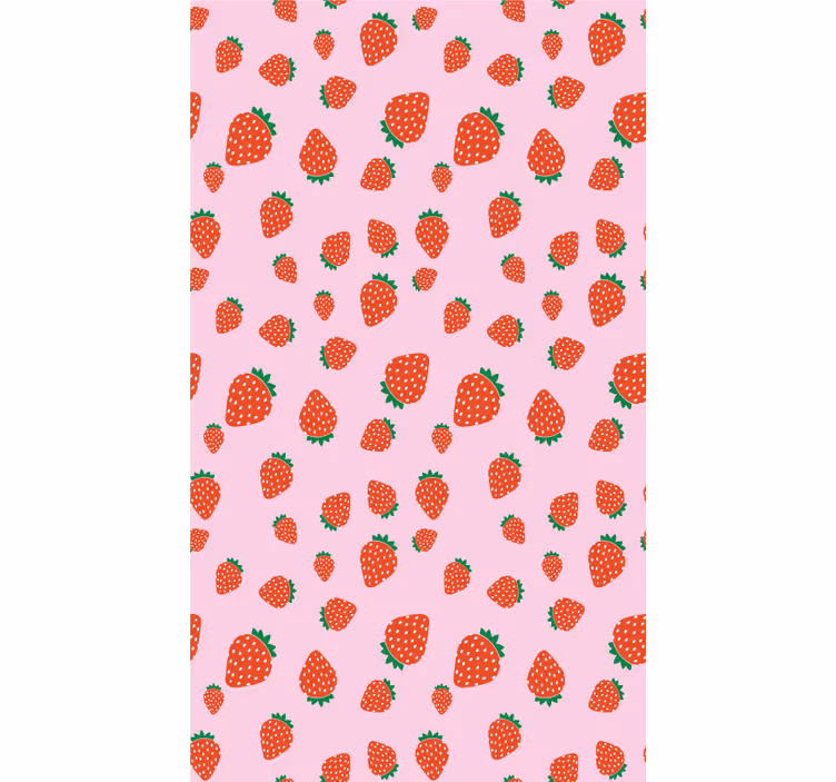 Strawberry Pattern Delight blind fruit and vegetables - TenStickers