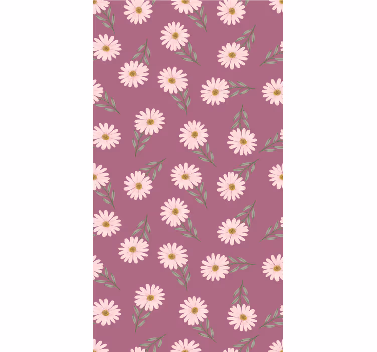 Daisy Floral Theme blind flowers and plants - TenStickers
