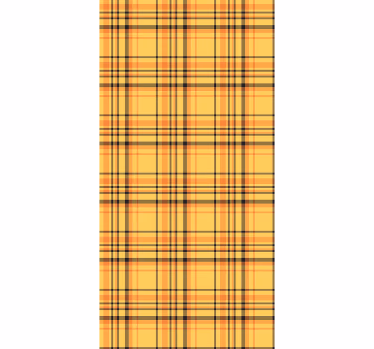 Pattern roller blind classic plaid design - TenStickers