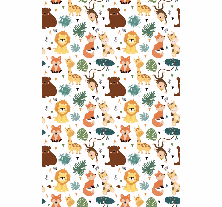 Cute Safari Creatures animals blind - TenStickers