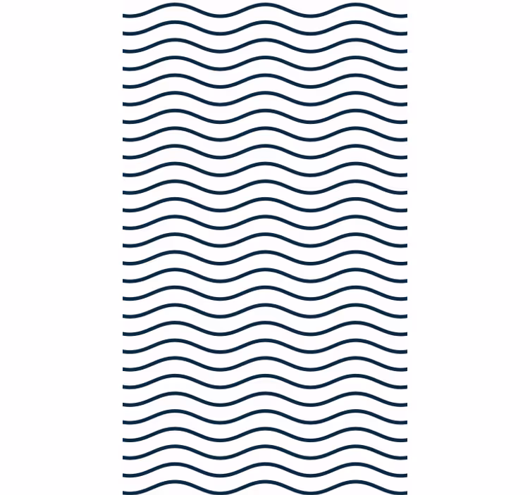Undulating Wave Motifs pattern roller blind - TenStickers