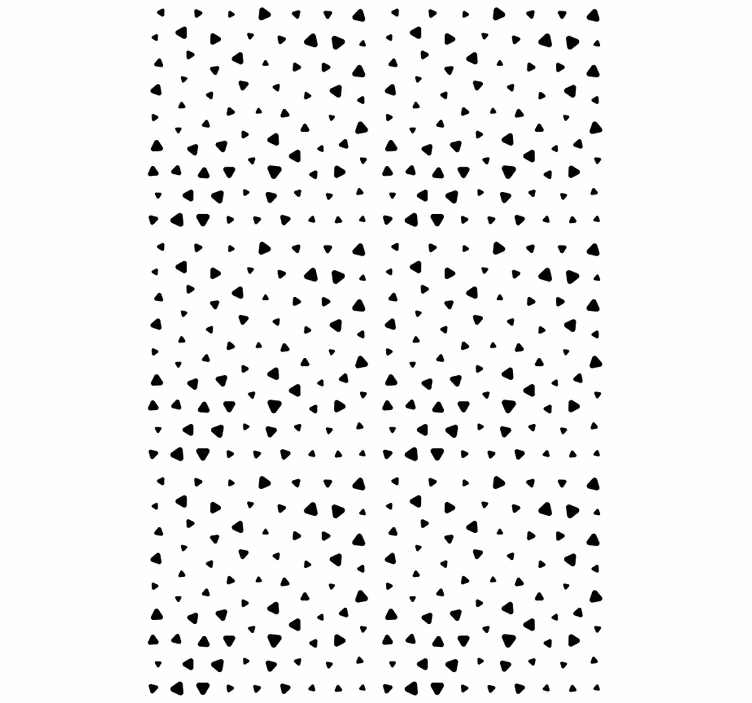 Pattern roller blind geometric heart design - TenStickers