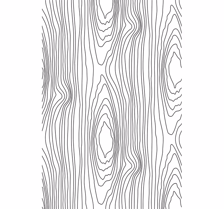 Black and white wood lines pattern roller blind - TenStickers
