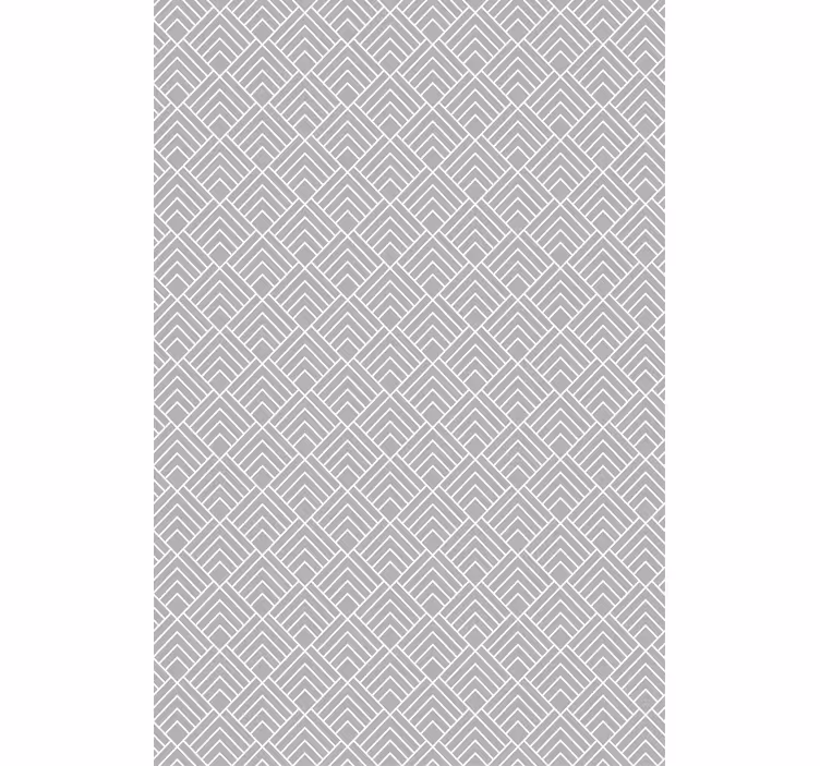 Light grey lines in zig zag Nordic blind - TenStickers