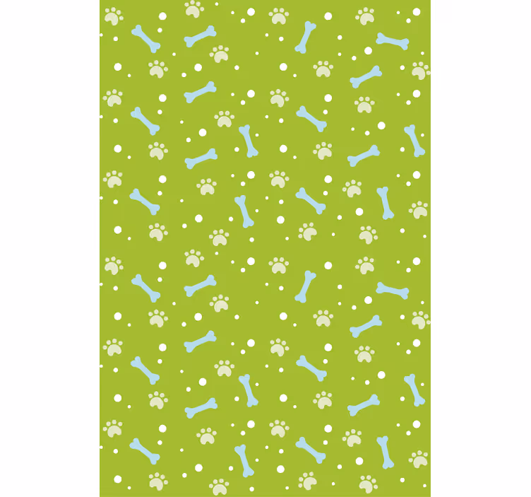 Paw Print Pattern animals blind - TenStickers