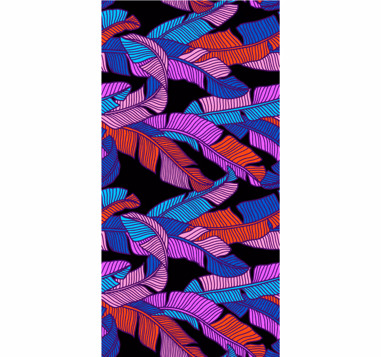 Electric plume pattern blind original - TenStickers