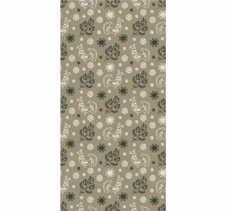 Charming Bird Patterns animals blind - TenStickers