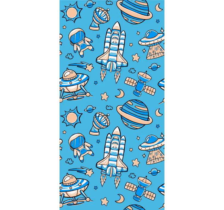 Space Exploration Adventures blind geek - TenStickers
