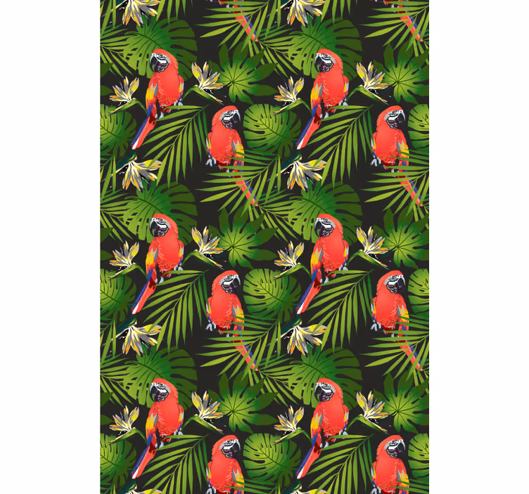 Colorful Tropical Parrots animals blind - TenStickers