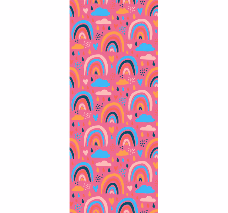 Colorful rainbow pattern blind children - TenStickers
