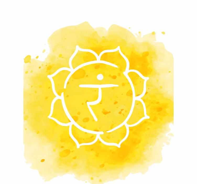 Zen blind root chakra symbol - TenStickers