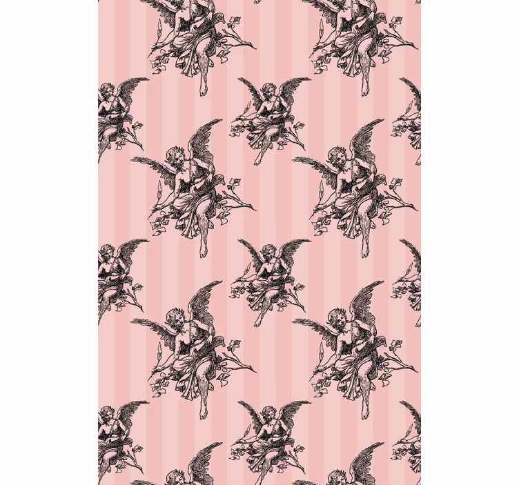 Cherub Motif Design blind - TenStickers