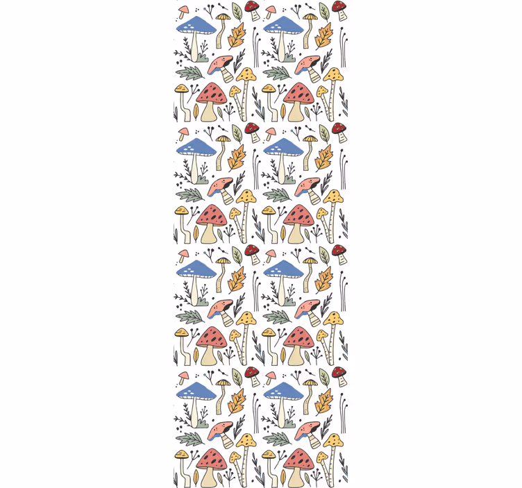 Fungi and Flora blind flowers and plants - TenStickers