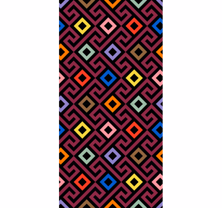 Blind original with geometric diamond design - TenStickers