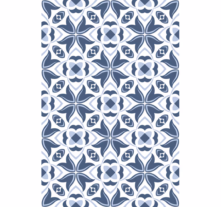 Complex tile theme blind kitchen - TenStickers