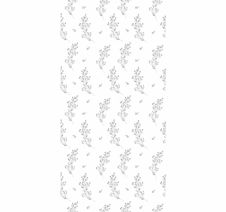 Subtle blossom motif floral roller blind - TenStickers