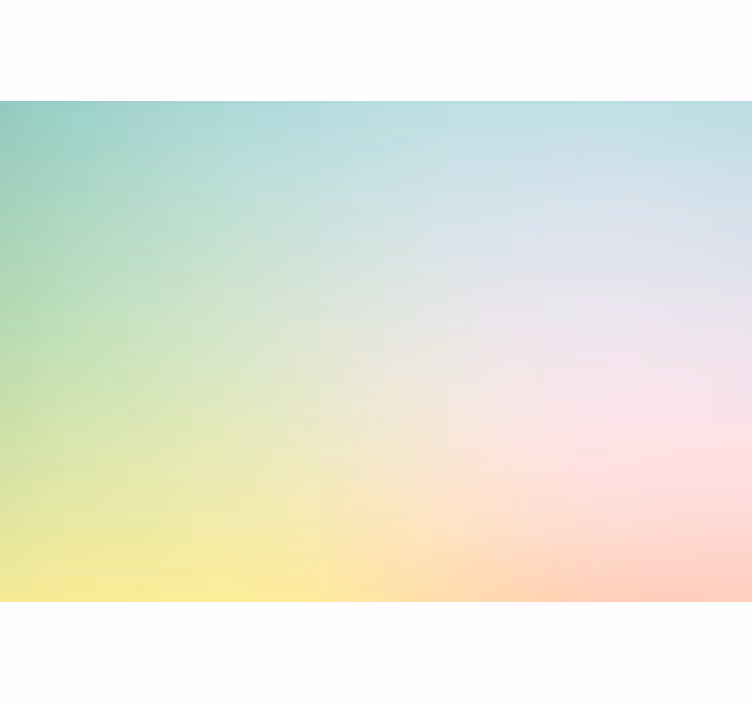 "Kawaii" Style pastel rainbow Childrens blind - TenStickers