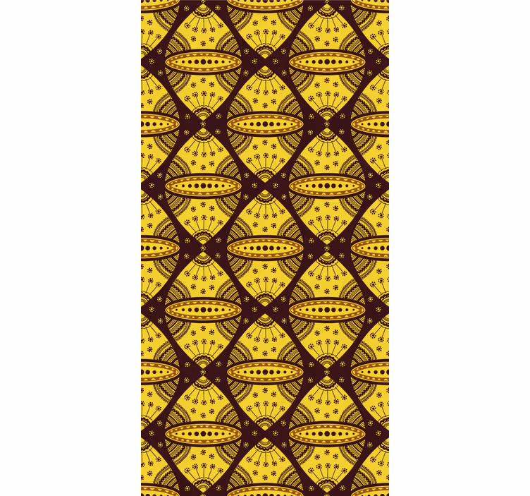 Pattern roller blind geometric fusion design - TenStickers