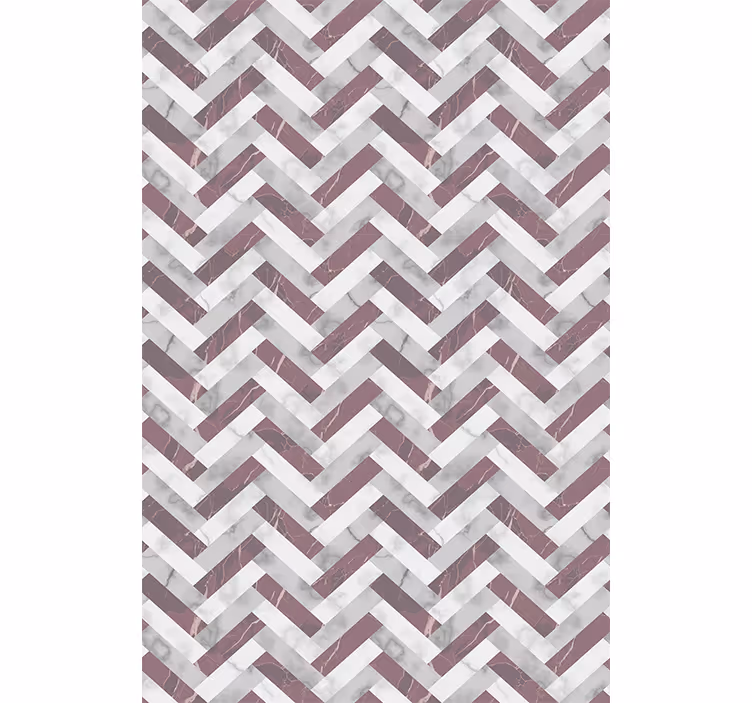 Pattern roller blind herringbone marble design - TenStickers