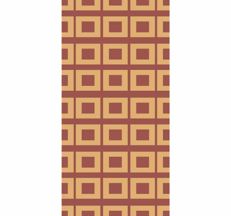 Pattern roller blind geometric square design - TenStickers